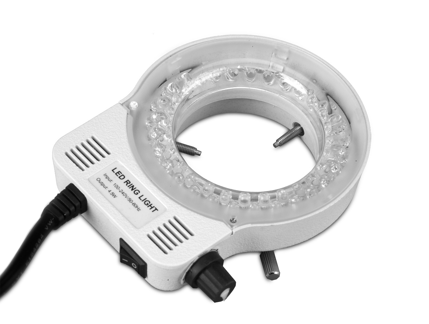 Scienscope IL-LED-E1 LED Ring Light Bottom Diagonal View